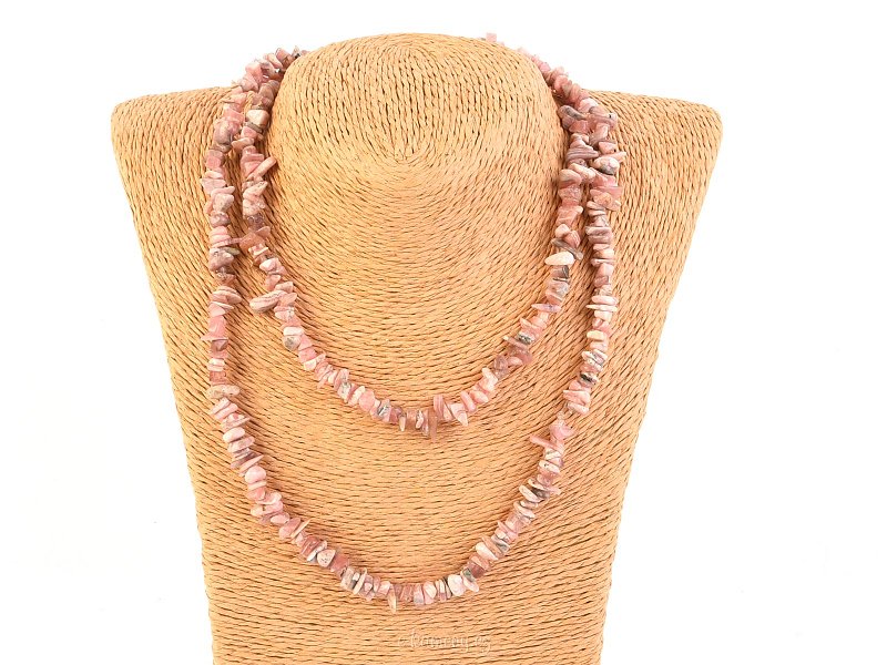 Long necklace pieces Stones - Rhodochrosite