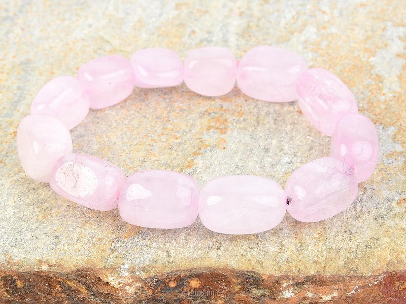 Rose quartz bracelet stones
