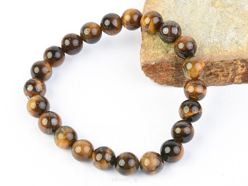 Tiger Eye bracelet in the shape of beads
