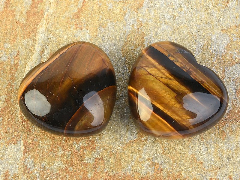 Heart of tiger eye