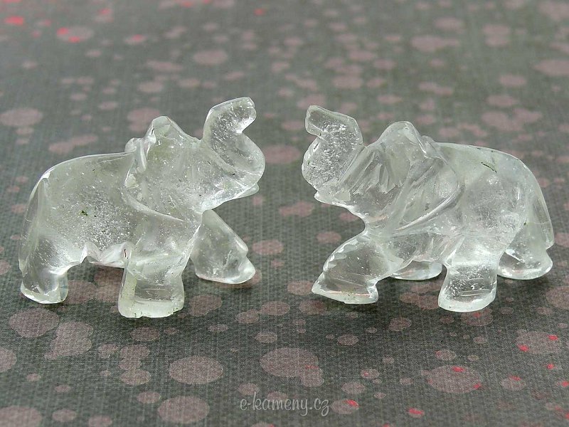 Decorative elephant crystal
