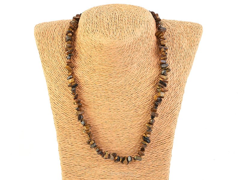Pieces of stone Necklace - Tiger Eye