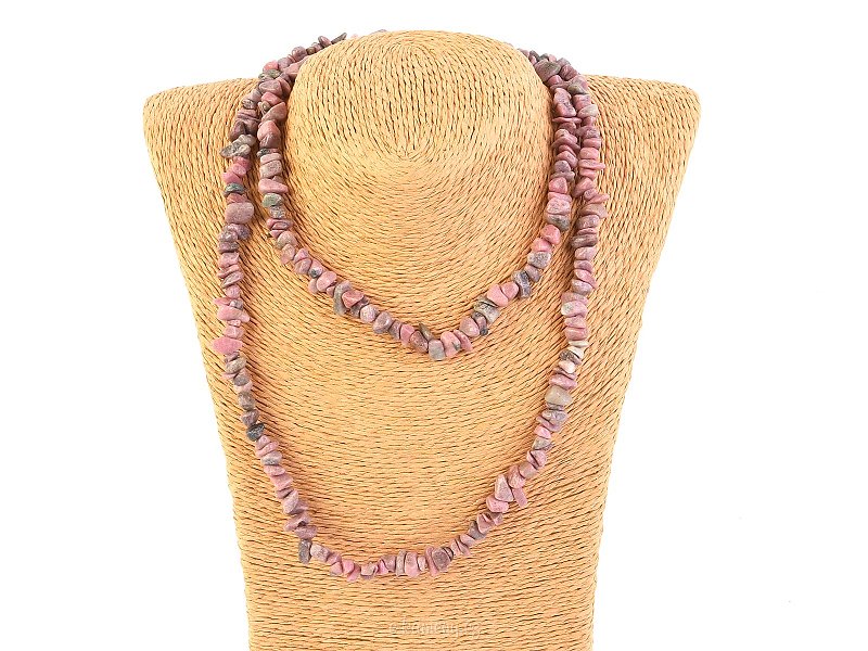Long necklace pieces Stones - Rodonit