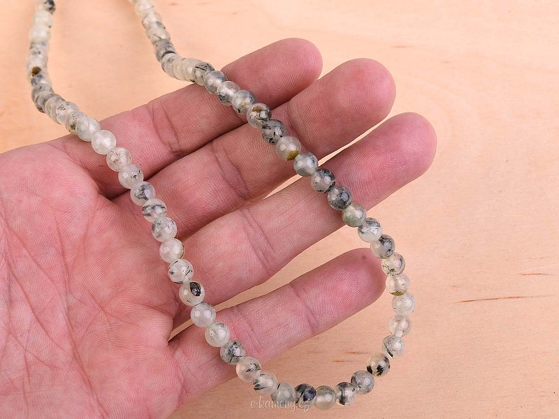 Necklace Prehnite 45 cm