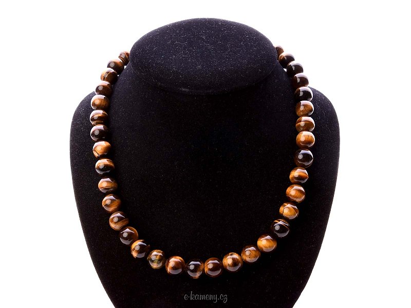 50 cm necklace tiger eye beads