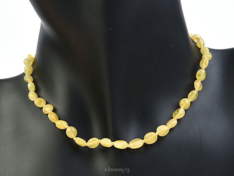 Yellow necklace 34 cm (children's size)
