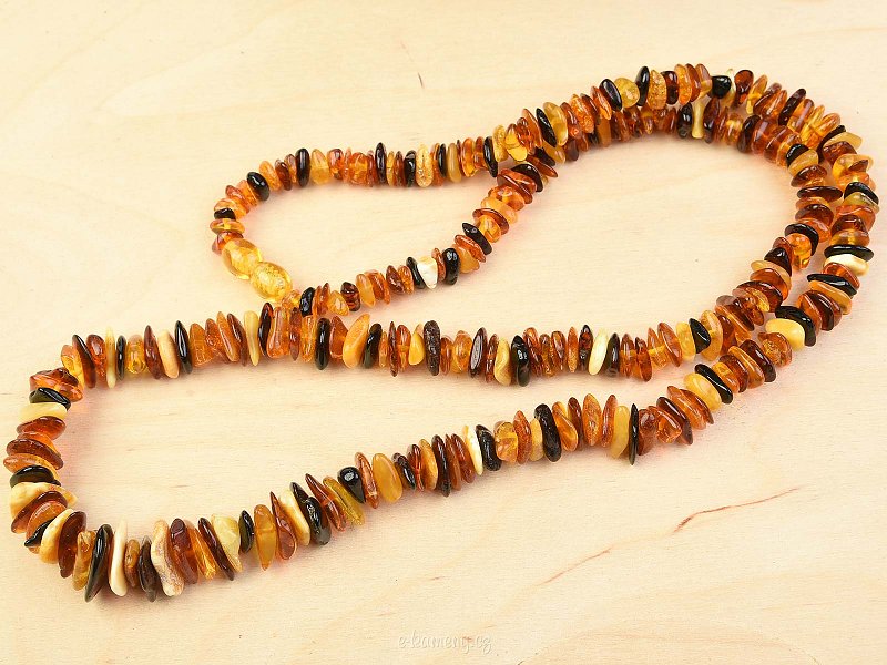 Ladies amber necklace 71 cm