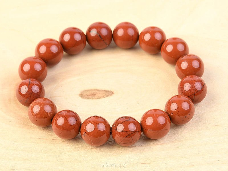 Jasper bracelet red balls