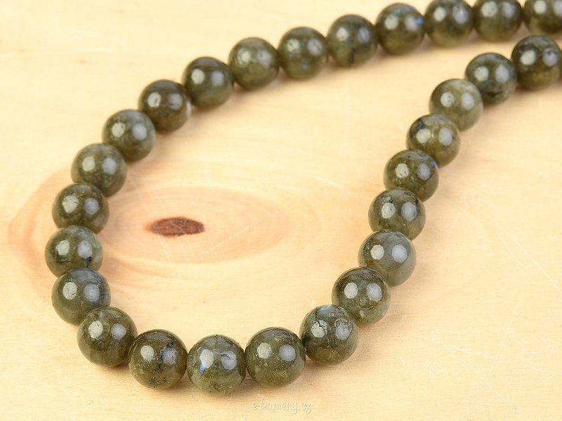 Labradorite ball necklace 10mm 54cm