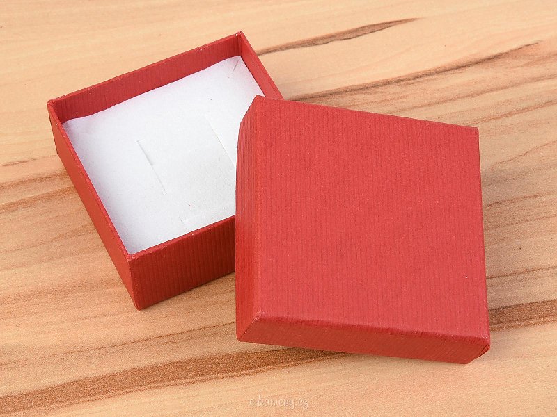 Red gift box 6 x 6cm