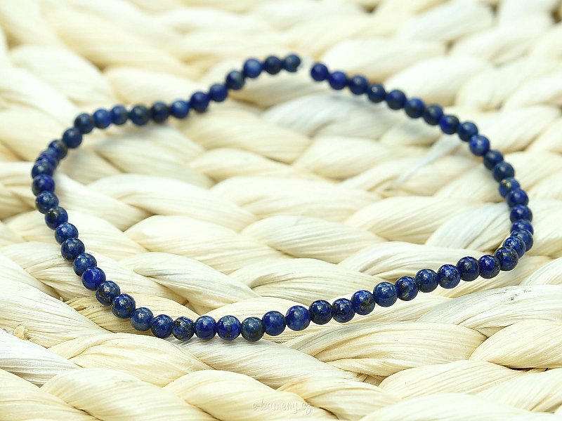 Bracelet of smaller spheres laspis lazuli 3mm
