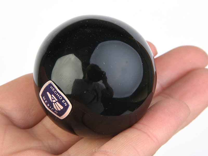 Koule obsidián černý Ø45mm