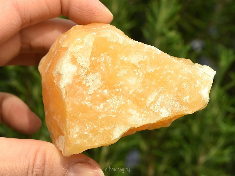 Raw calcite orange 68mm