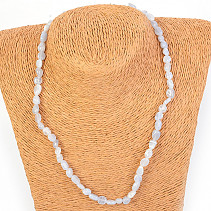 Gentle chalcedony necklace 45cm