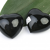 Srdce z černého obsidiánu (4,5cm)