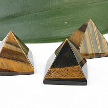Pyramid from the tiger's eye (3.5 cm)