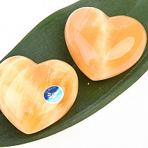 Srdce ze žlutého kalcitu (5cm)