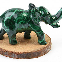 Figurka slon z malachitu (7-8cm)