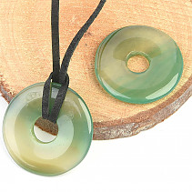 Fluorite donut pendant (2.5 cm)