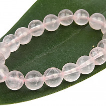 Bracelet light rose beads (1cm)
