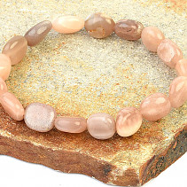 Moonstone pebble bracelet