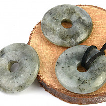 Donut přívěsek z labradoritu (3cm)