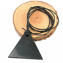 Šungit přívěsek trigon (4,5cm)