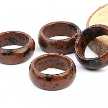 Mahogany obsidian ring (1cm)