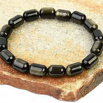 Gold obsidian bracelet (larger)