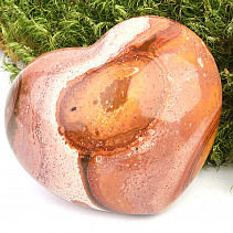 Hladké srdce z jaspisu (192g)
