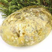 Zelený opál hladký kámen (146g)