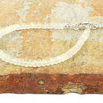 Bracelet with moonstone facet Ag 925/1000