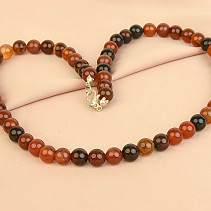 Agate beads necklace