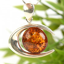 Amber in silver pendant Ag 925/1000