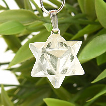Merkaba crystal pendant Ag 925/1000