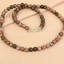 Rhodonite necklace 48cm