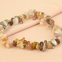 Agate bracelet irregular shapes