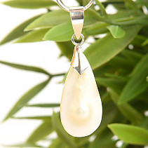 Pearl in mother of pearl pendant handle Ag 925/1000