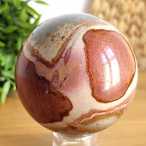 Smooth ball of colorful jasper 632g from Madagascar