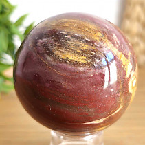 Ball smoothed from petrified wood 386g