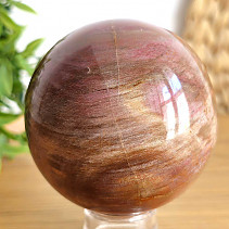 Petrified wood polished ball larger 558g