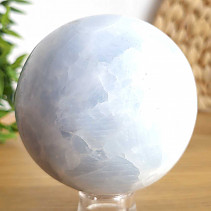 Cooled blue calcite ball 90mm