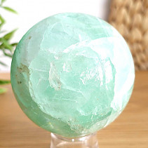 A smooth ball of fluorite stone with a diameter of 7.3 cm