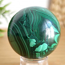 Malachite ball with a diameter of 5.3 cm
