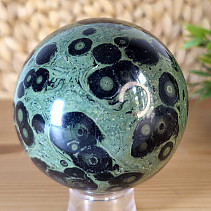 Kambaba jasper stone in the shape of a ball with a diameter of 7.5 cm