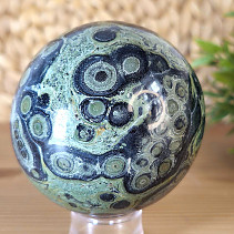 Kambaba jasper stone ball with a diameter of 7.5 cm