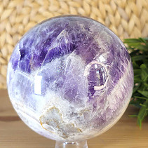 Amethyst stone in the shape of a ball with a diameter of 10.6 cm