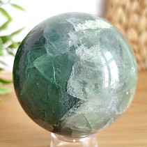 Ball of fluorite stone with a diameter of 7.4 cm