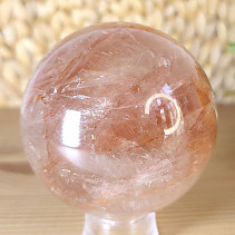 Stone crystal with hematite in the shape of a ball with a diameter of 7.5 cm