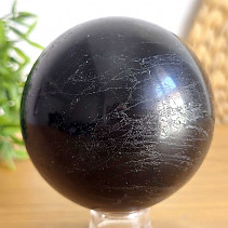 Tourmaline stone in the shape of a sphere 1208g